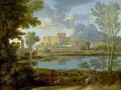 Paysage avec un calme (Nicolas Poussin) - Muzeo.com