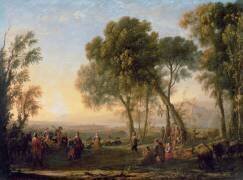 Paysage avec une danse country (Claude Gellée) - Muzeo.com