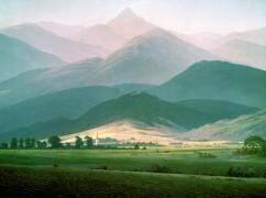 Paysage dans le Riesengebirge (Caspar David Friedrich) - Muzeo.com