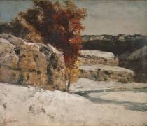 Paysage d'hiver (Gustave Courbet) - Muzeo.com