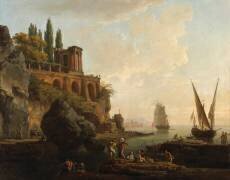 Paysage imaginaire (Joseph Vernet) - Muzeo.com