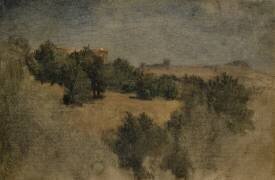 Paysages près de Palestrina (Arnold Böcklin) - Muzeo.com