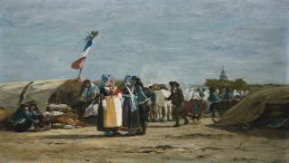 Pèlerinage dans le Finistère (Eugène Boudin) - Muzeo.com