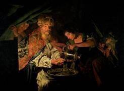 Pilate se lave les mains (Matthias Stomer) - Muzeo.com