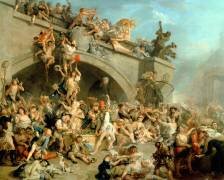 Pillage de la cave à vin du roi (Johan Zoffany) - Muzeo.com