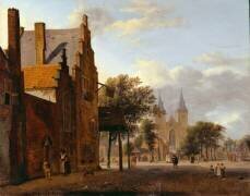 Place et église Saint-Victor à Xanten (Allemagne) (Jan van der Heyden) - Muzeo.com