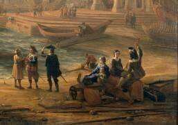 Port de mer au soleil couchant (Claude Gellée) - Muzeo.com