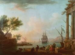 Port maritime (Joseph Vernet) - Muzeo.com