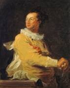 Portrait d'Anne-François d'Harcourt, duc de Beuvron en personnage de la comédie italienne (Jean-Honoré Fragonard) - Muzeo.com