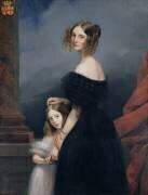 Portrait de Anne-Louise Alix de Montmorency (Claude-Marie Dubufe) - Muzeo.com