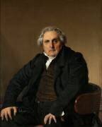 Portrait de Bertin, Louis-François, dit Bertin l'ainé (1766-1841), fondateur du journal des Débats (Jean-Auguste-Dominique Ingres) - Muzeo.com