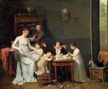 Portrait de famille (Joseph Marcellin Combette) - Muzeo.com