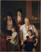 Portrait de famille ; dit autrefois Michel Gérard, membre de l'Assemblée nationale en 1789, (Jacques-Louis David) - Muzeo.com