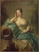 Portrait de femme en source couronnée de roseaux et appuyée sur une urne- 1723 (Jean-François de Troy) - Muzeo.com