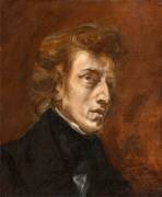 Portrait de Frédéric Chopin (Eugène Delacroix) - Muzeo.com