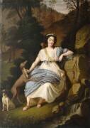 Portrait de la comtesse de Provence en Diane (Ludwig Guttenbrunn) - Muzeo.com