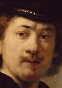 Portrait de l'artiste à la toque et à la chaîne d'or (Rembrandt) - Muzeo.com
