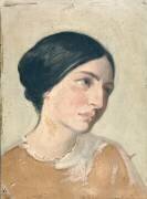 Portrait de Léopoldine Hugo, fille de Victor Hugo (Victor Mottez) - Muzeo.com