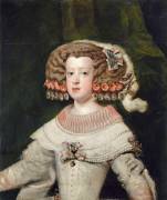Portrait de l'Infante Marie-Thérèse, future reine de France (1638-1683) (Diego Vélasquez) - Muzeo.com