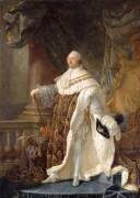 Portrait de Louis XVI en costume de sacre (Antoine-François Callet) - Muzeo.com