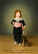 Portrait de Luis Marie de Cistue à l'âge de deux ans (Francisco de Goya) - Muzeo.com