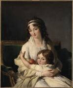 Portrait de madame Boyer-Fonfrède et de son fils (François André Vincent) - Muzeo.com