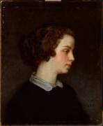 Portrait de Madame Thomas Couture (Thomas Couture) - Muzeo.com