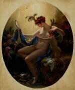 Portrait de Mademoiselle Lange en Danae (Anne-Louis Girodet) - Muzeo.com