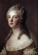 Portrait de Marie Adélaïde de France appelé Madame Adélaïde (Jean-Marc Nattier) - Muzeo.com
