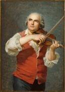 Portrait de Marie Alexandre Guénin (1744-1819), premier violon de l'opéra de 1780 à 1800 (François Dumont l'Aîné) - Muzeo.com