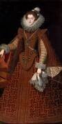 Portrait de Marie-Anne d'Autriche, reine de Hongrie (Juan van der Hamen) - Muzeo.com