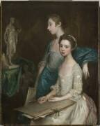 Portrait des Filles de l'Artiste (Thomas Gainsborough) - Muzeo.com