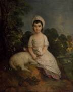 Portrait d'Isabelle Bell Franks (v1769/1770-1855) (Thomas Gainsborough) - Muzeo.com