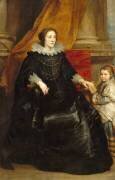Portrait d'une dame de qualité et de sa fille (Antoine van Dyck) - Muzeo.com
