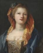 Portrait d'une femme (Giandomenico Tiepolo) - Muzeo.com