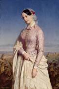 Portrait d'une femme (Edouard-Louis Dubufe) - Muzeo.com