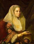 Portrait d'une jeune femme maltaise (Antoine de Favray) - Muzeo.com