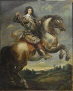 Portrait équestre de Louis XIII, roi de France (1601-1643) (Claude Deruet) - Muzeo.com