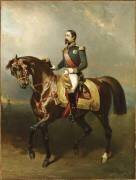 Portrait équestre de Napoléon III (Alfred Dedreux) - Muzeo.com