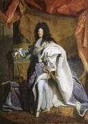Portrait en pied de Louis XIV âgé de 63 ans en grand costume royal (1638-1715) (Hyacinthe Rigaud) - Muzeo.com