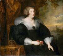 Portrait Marie de Médicis, reine de France (Antoon van Dyck) - Muzeo.com