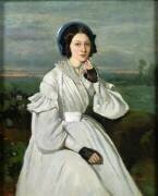Portrait de Louise Claire Sennegon (Jean-Baptiste Camille Corot) - Muzeo.com