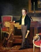 Portrait présumé d'Alfred de La Chaussée (Ecole Française) - Muzeo.com