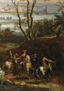 Prise de Rhinberg (Rheinberg), le 6 juin 1672 par Louis XIV (détail) (Pierre Denis Martin) - Muzeo.com