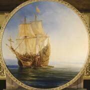 Prise d'un galion espagnol par le flibustier Pierre Legrand au large des îles Bahamas, 1643 (Théodore Gudin) - Muzeo.com