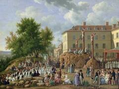 Procession religieuse au Mont Valérien (Ecole Française) - Muzeo.com