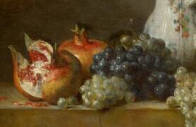 Raisins et grenades (détail) (Jean Siméon Chardin) - Muzeo.com