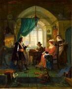 Rembrandt dans son atelier (Pierre-Nolasque Bergeret) - Muzeo.com