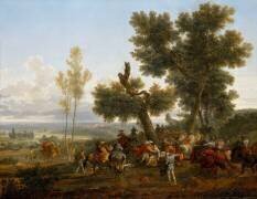 Rencontre d'Henri IV et de Sully dans la plaine de Beuvron le lendemain de la bataille d'Ivry (Nicolas Antoine Taunay) - Muzeo.com