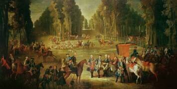 Rendez-vous au carrefour du Puits du roi, forêt de Compiègne (Jean-Baptiste Oudry) - Muzeo.com